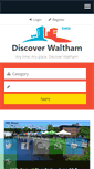Mobile Screenshot of discoverwaltham.us